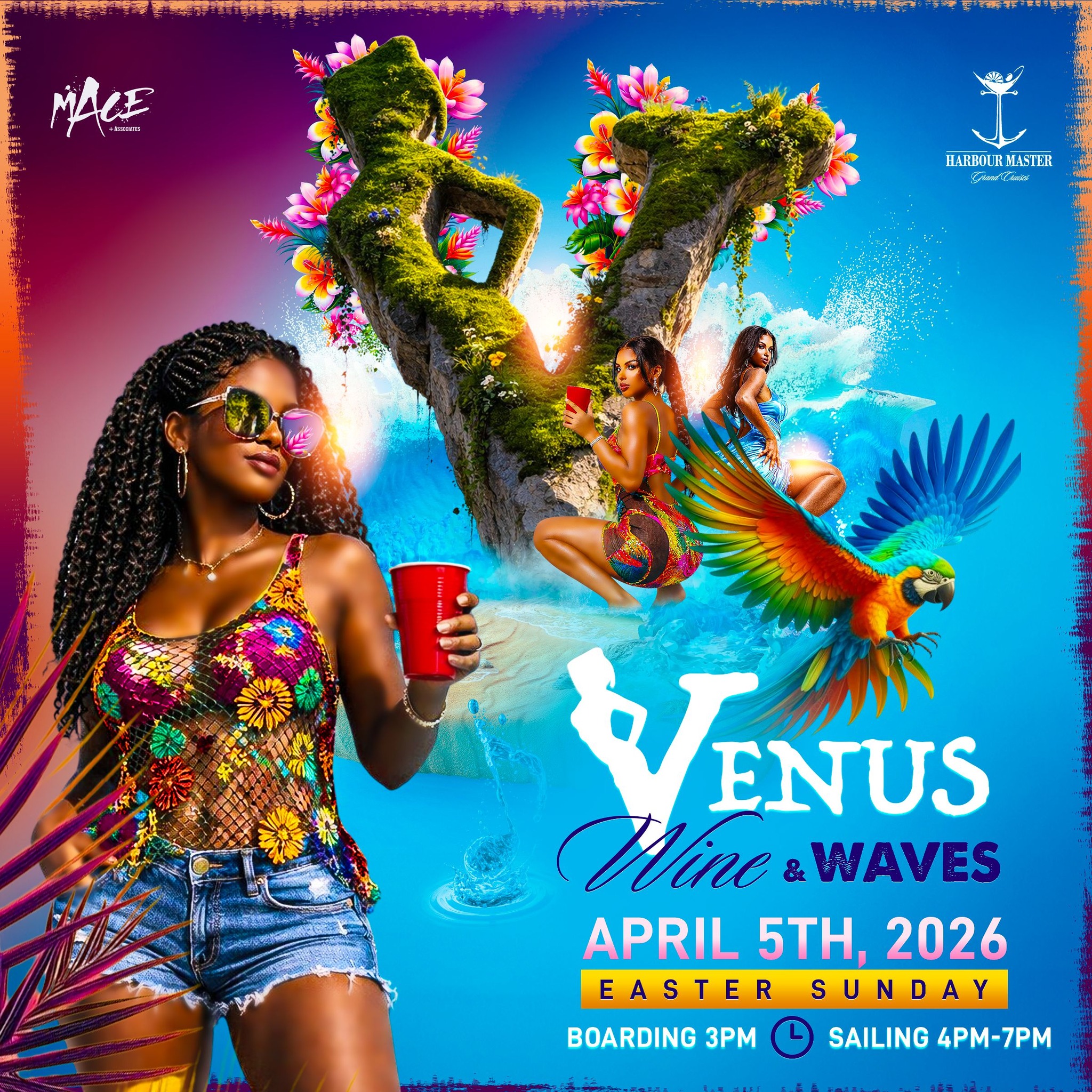 Venus Wet Fete event artwork